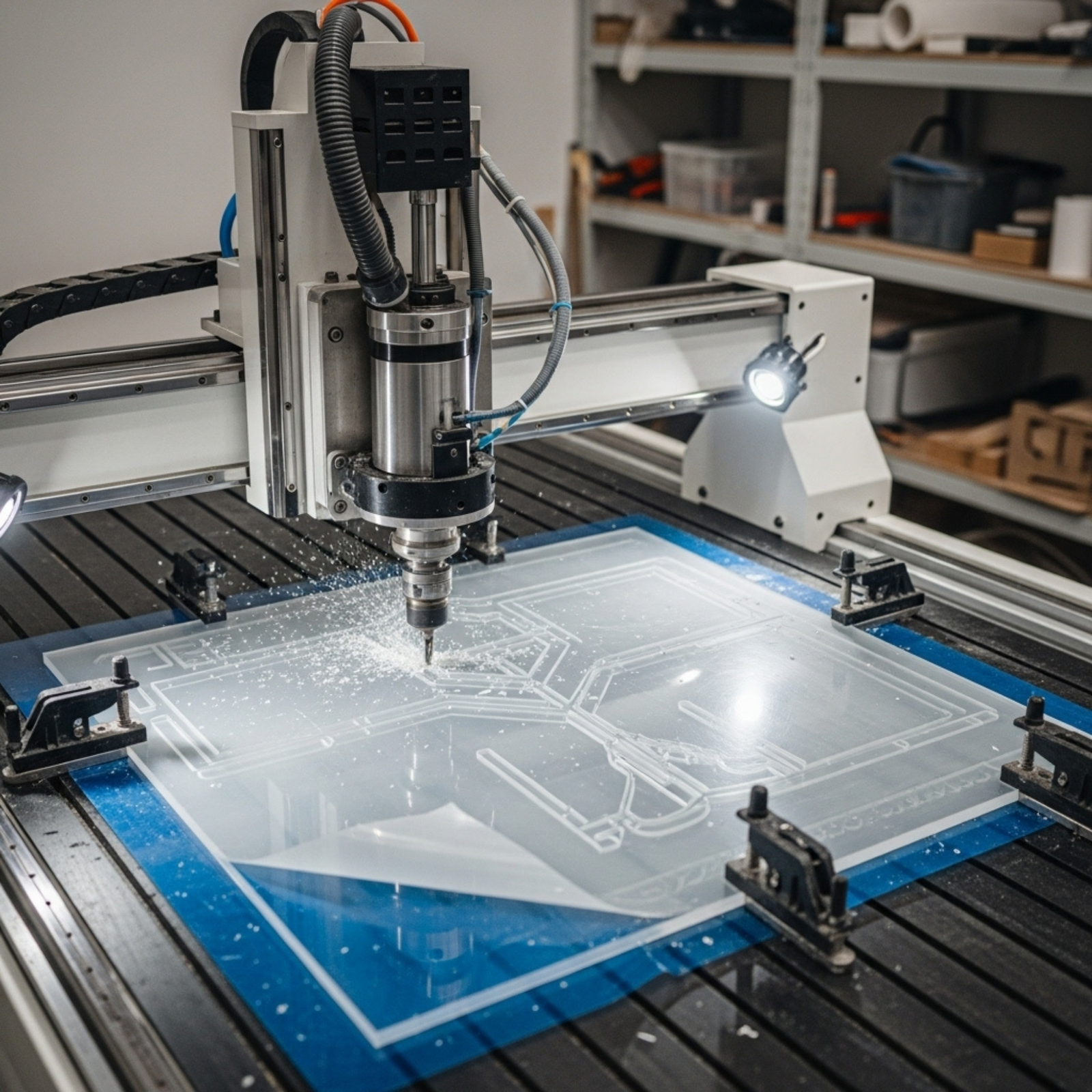CNC Router for Acrylic Cutting