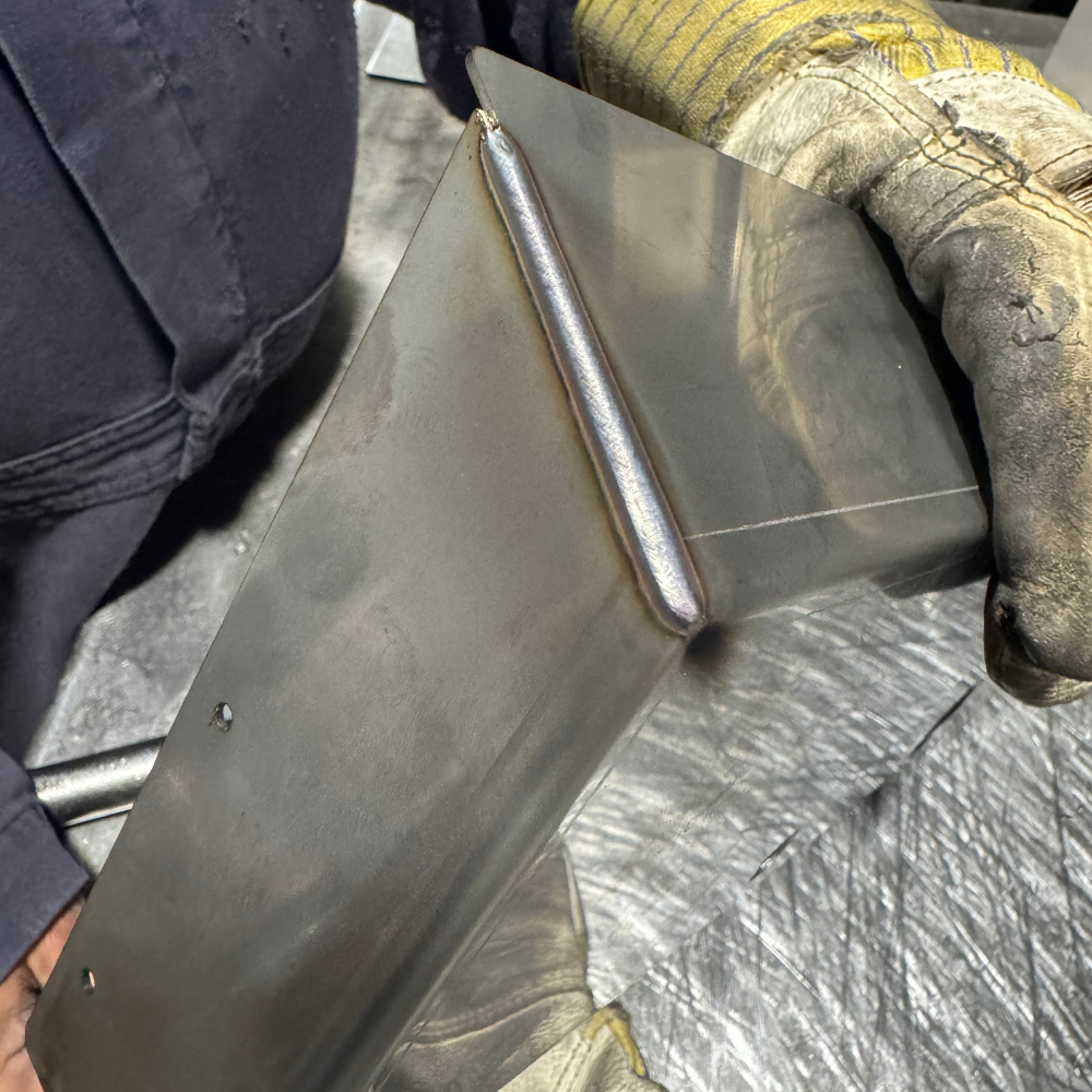 continuous welding sample