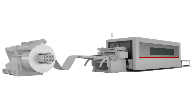 Coil Fiber Laser Cutting Machine