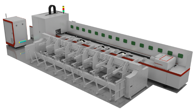 carina xprocnc two xpro CNC machines Automated Fiber Laser Tube Cutting Machine Carina Xpro Cnc