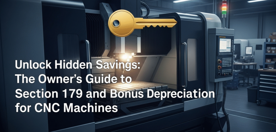 Unlock Hidden Savings_ The Owner’s Guide to Section 179 and Bonus Depreciation for CNC Machines