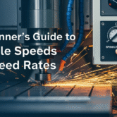Machining controls with sparks flying
