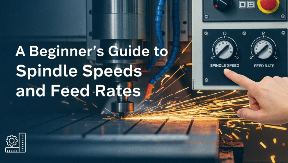 Machining controls with sparks flying