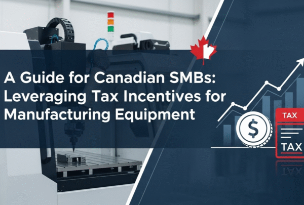 A Guide for Canadian SMBs_ Leveraging Tax Incentives for Manufacturing Equipment Tax incentives for Canadian manufacturing equipment