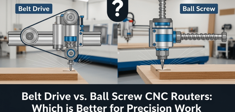 Comparison of CNC router drive systems