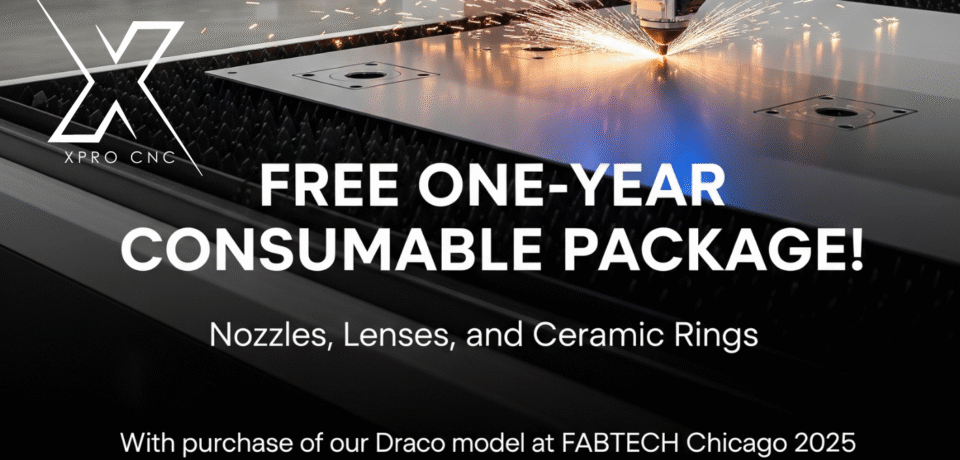 Get a FREE One-Year Consumable Package with our Draco Fibre Laser at FABTECH Chicago!