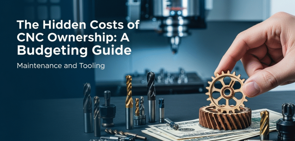 CNC tools and budgeting guide concept