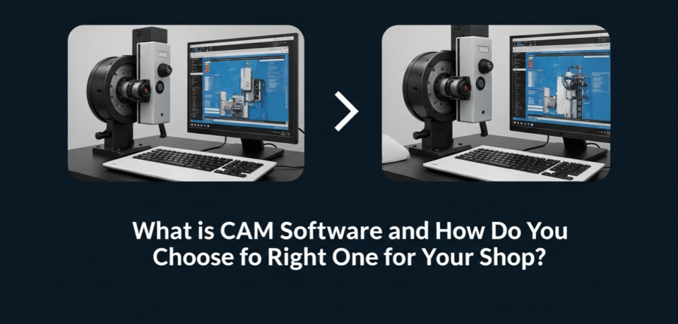 CAM software overview with machinery images