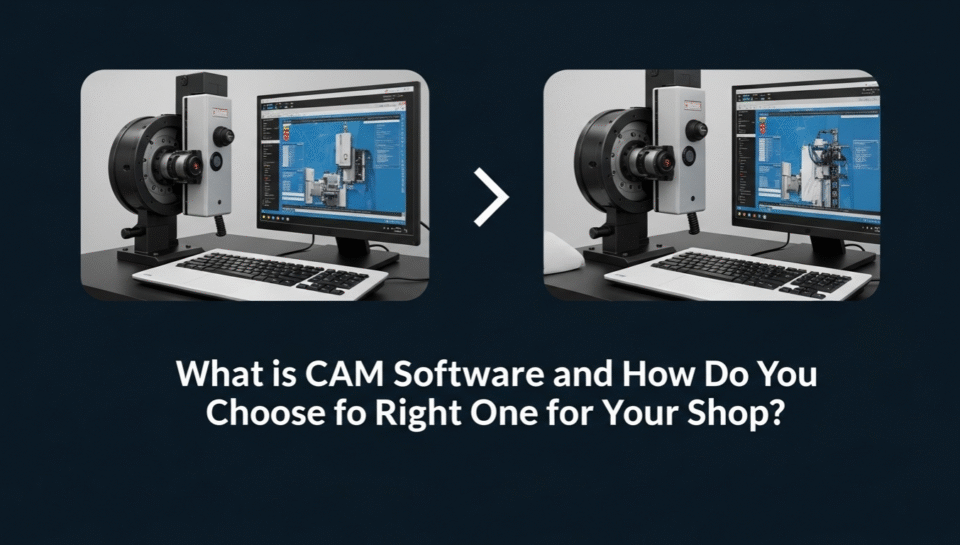 CAM software overview with machinery images