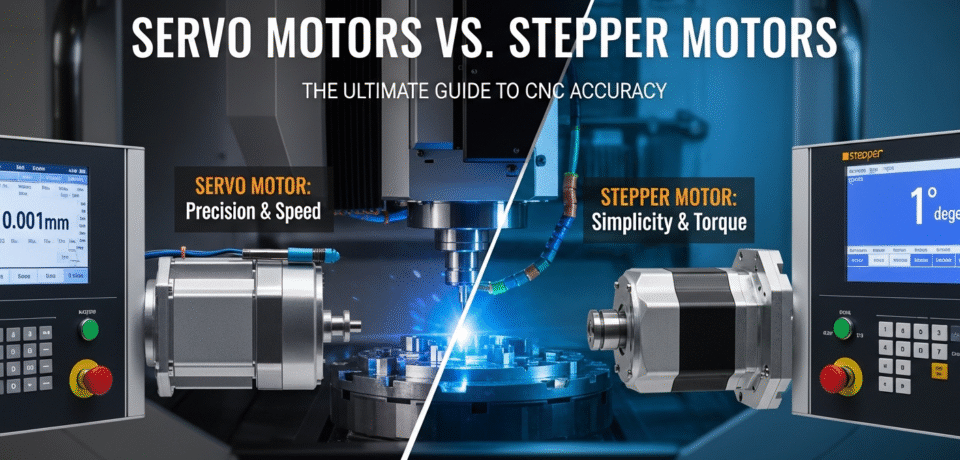Servo Motors vs. Stepper Motors The Ultimate Guide to CNC Accuracy