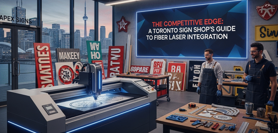 The Competitive Edge A Toronto Sign Shop's Guide to Fiber Laser Integration