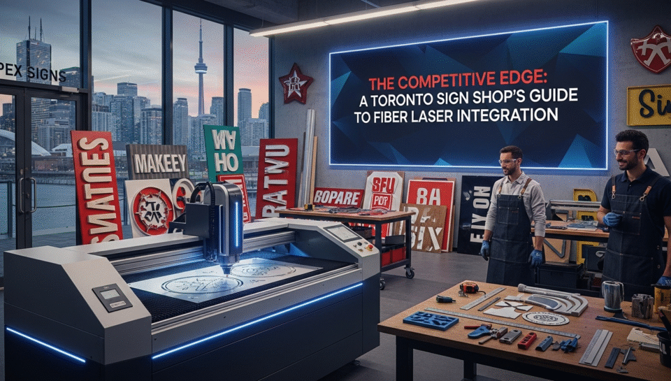 The Competitive Edge A Toronto Sign Shop's Guide to Fiber Laser Integration The Competitive Edge A Toronto Sign Shop's Guide to Fiber Laser Integration
