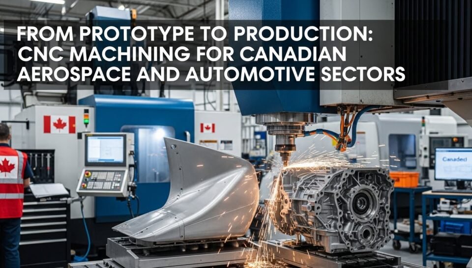 From Prototype to Production: CNC Machining for Canadian Aerospace and Automotive Sectors