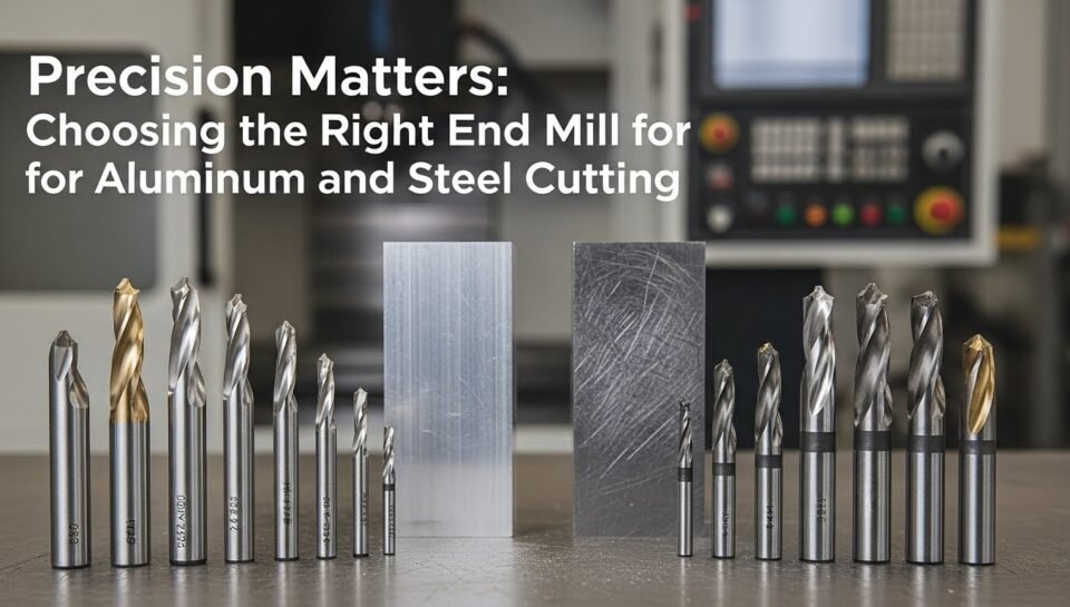 Precision Matters Choosing the Right End Mill for Aluminum and Steel Cutting